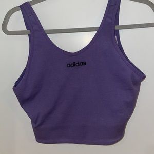 Adidas Purple Cut Out Tank